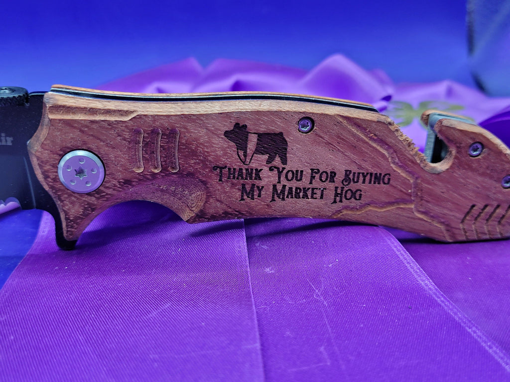 Livestock Buyer Thank You Knife