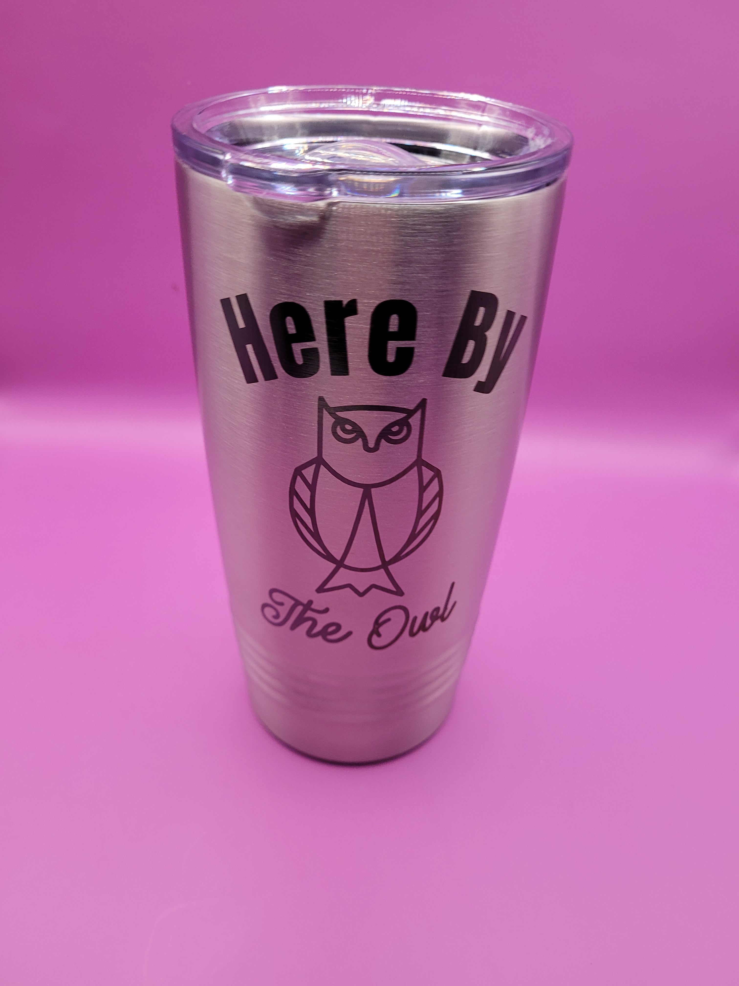 Here by the Owl - Personalized FFA Licensed 20oz Tumbler.