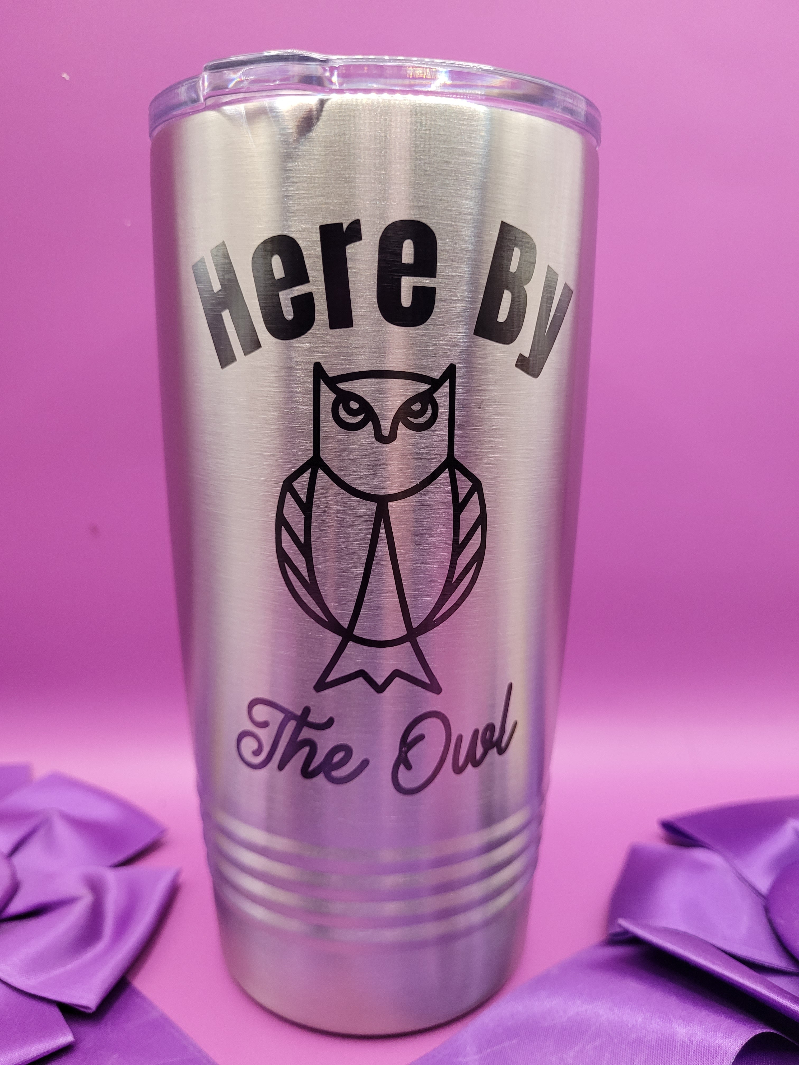 Here by the Owl - Personalized FFA Licensed 20oz Tumbler.