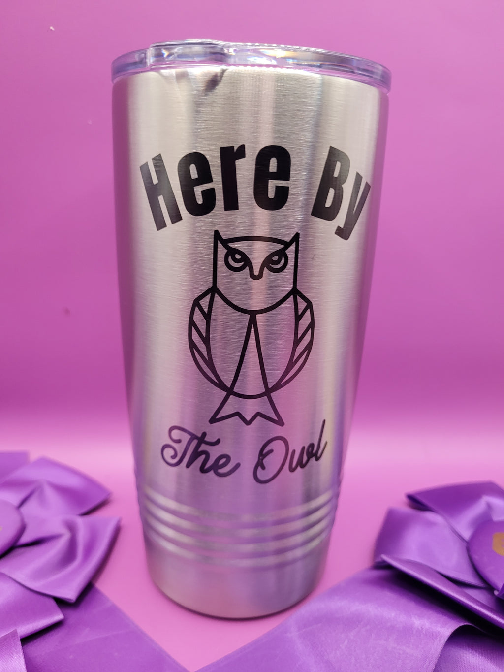 Here by the Owl - Personalized FFA Licensed 20oz Tumbler.