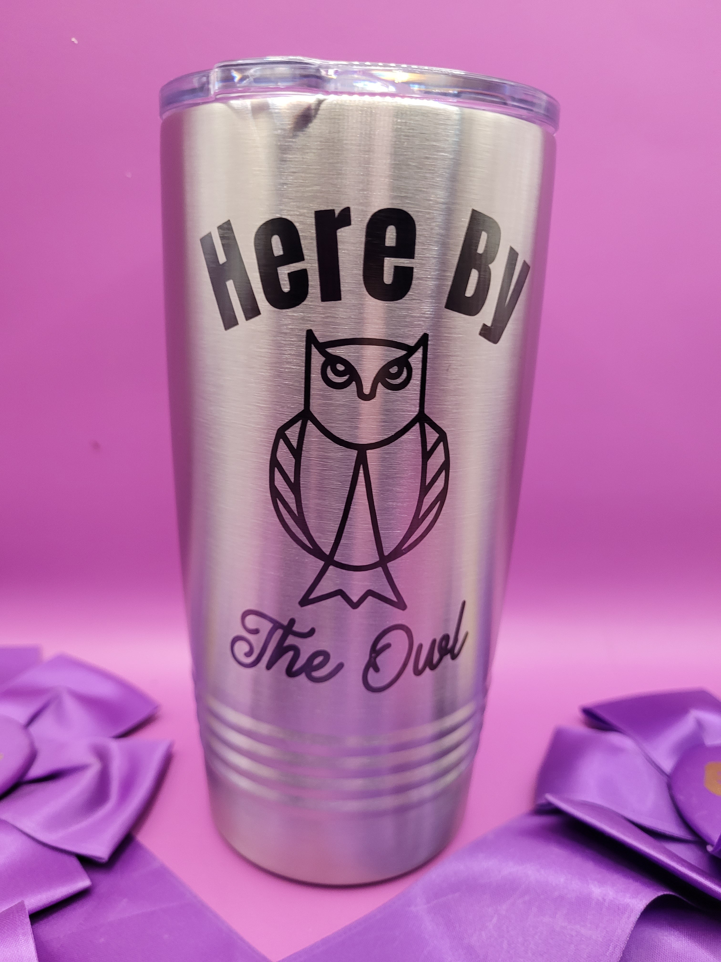 Here by the Owl - Personalized FFA Licensed 20oz Tumbler.