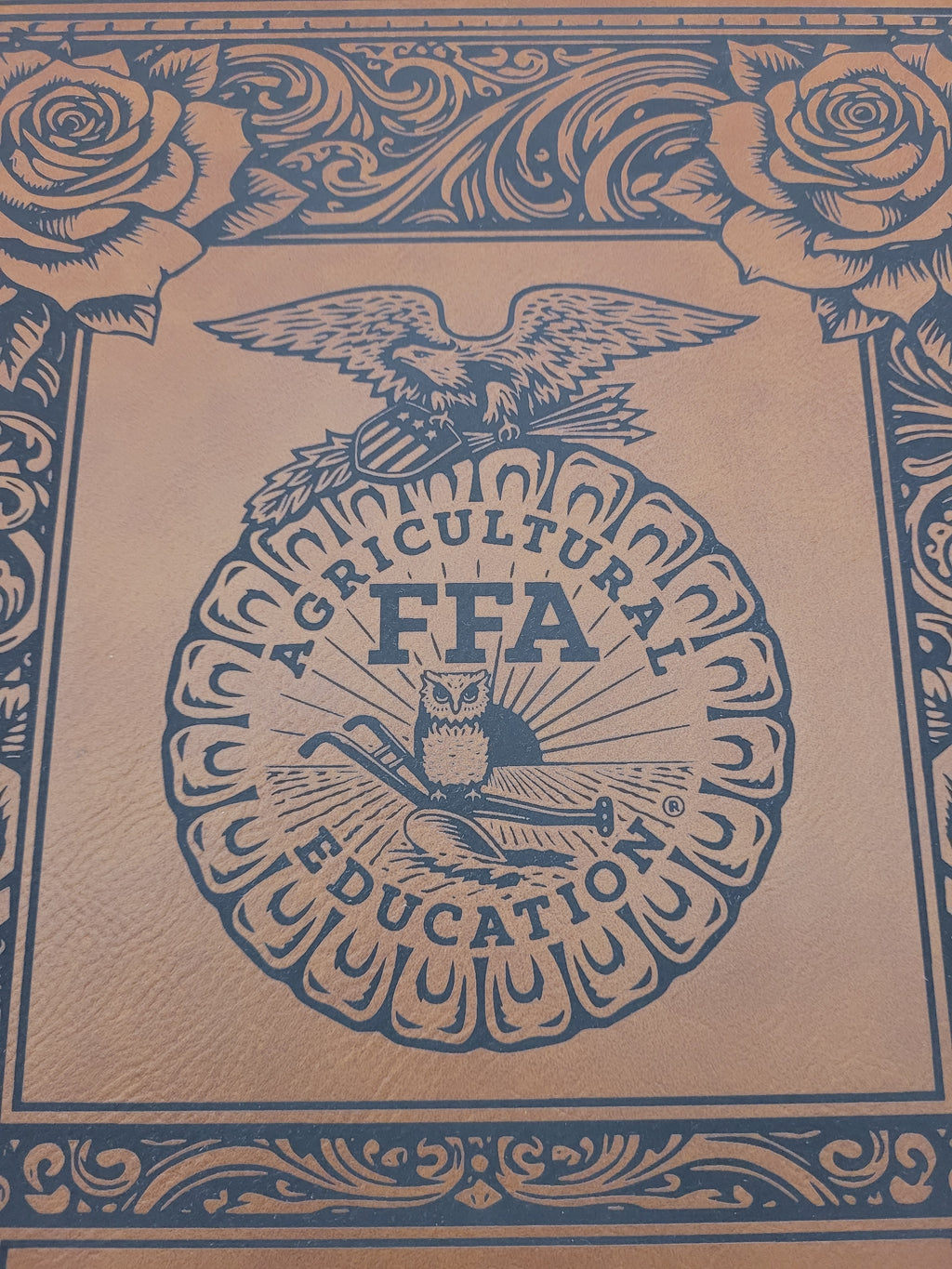 Custom FFA Portfolio - Rose Themed - Add Name, Chapter, Office