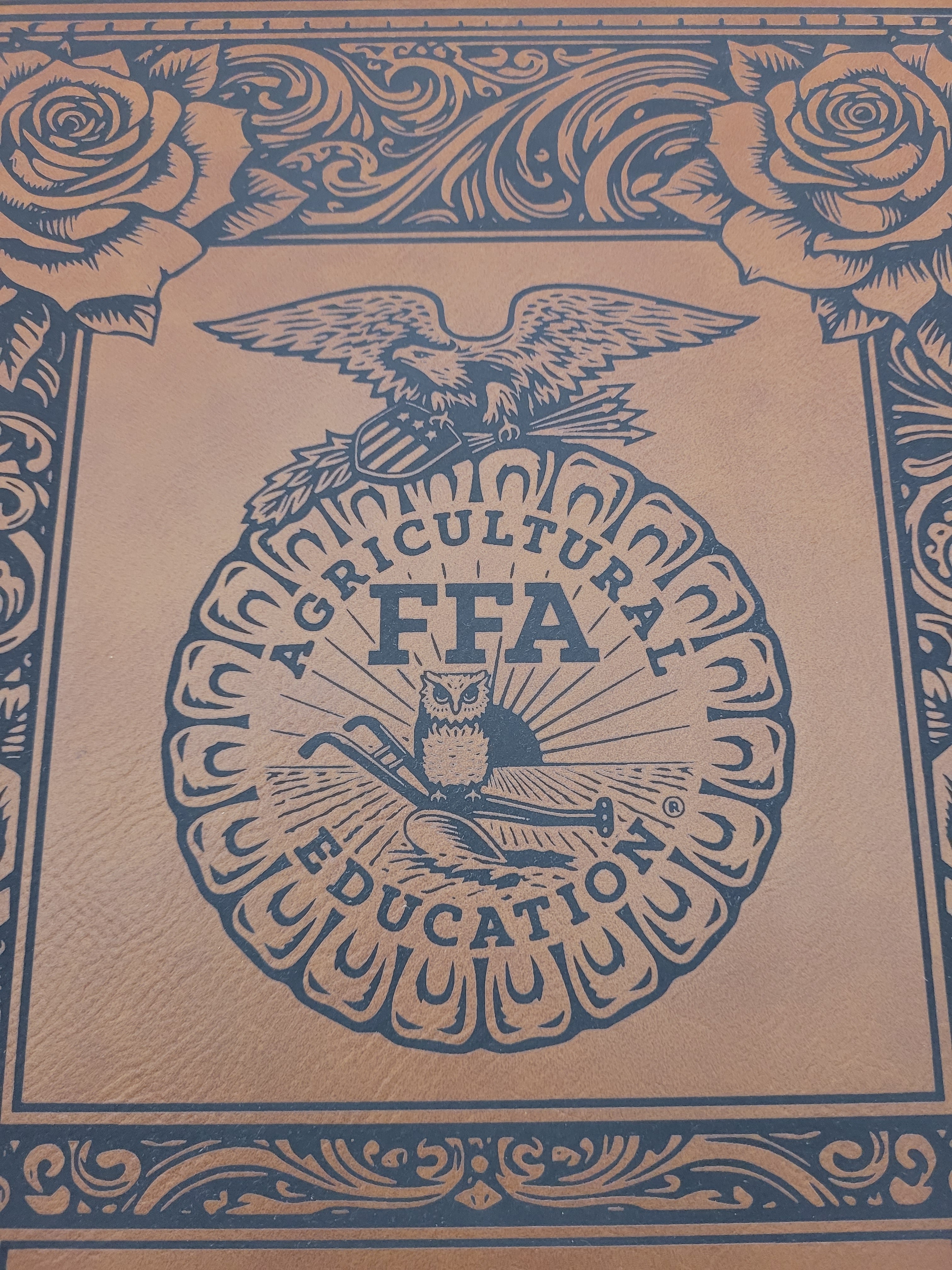 Custom FFA Portfolio - Rose Themed - Add Name, Chapter, Office