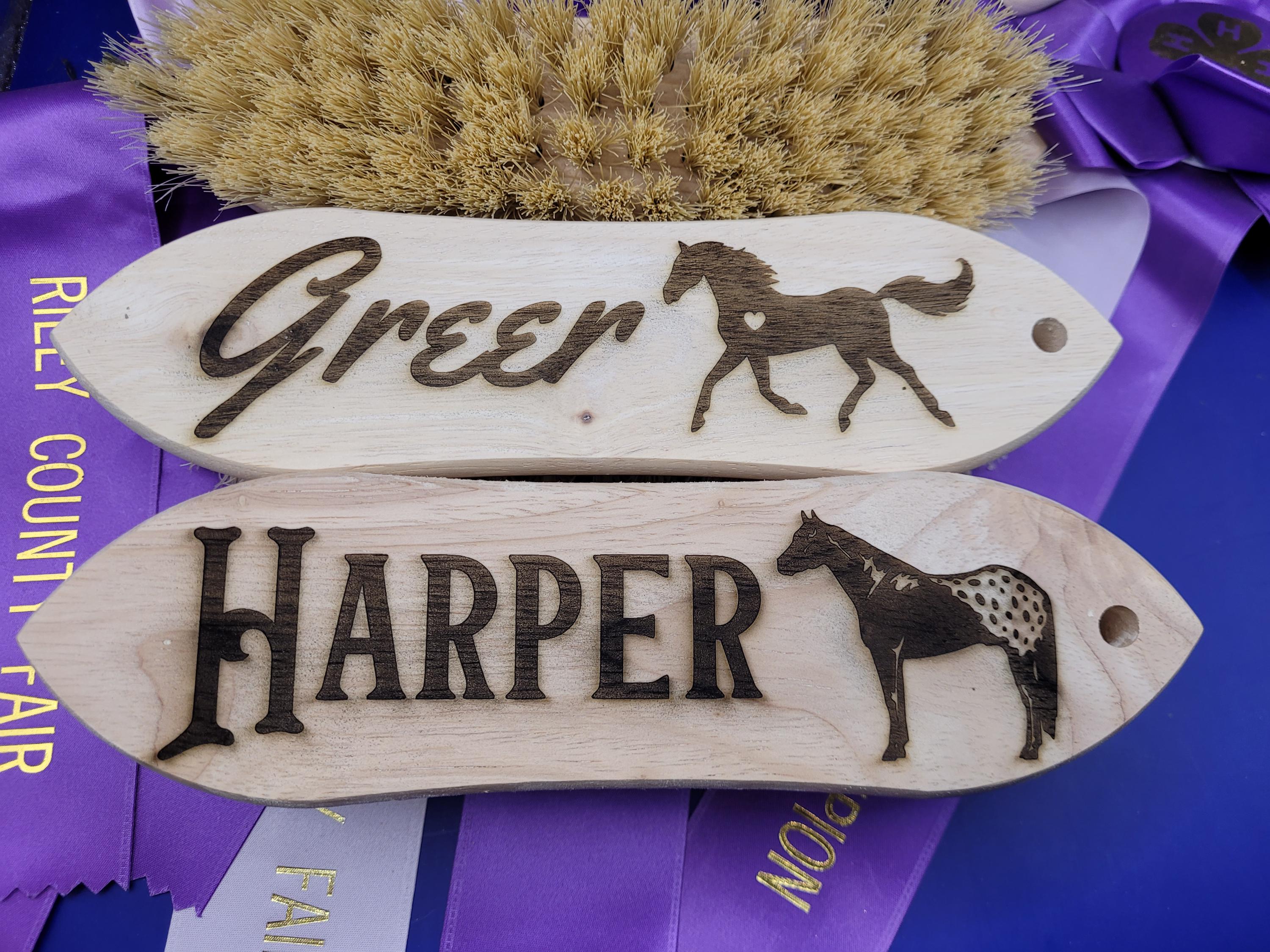 Custom Horse Brush