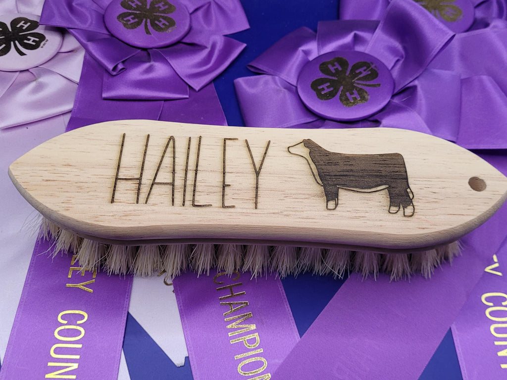 Custom Livestock Brush - Choose Species, Customize Font