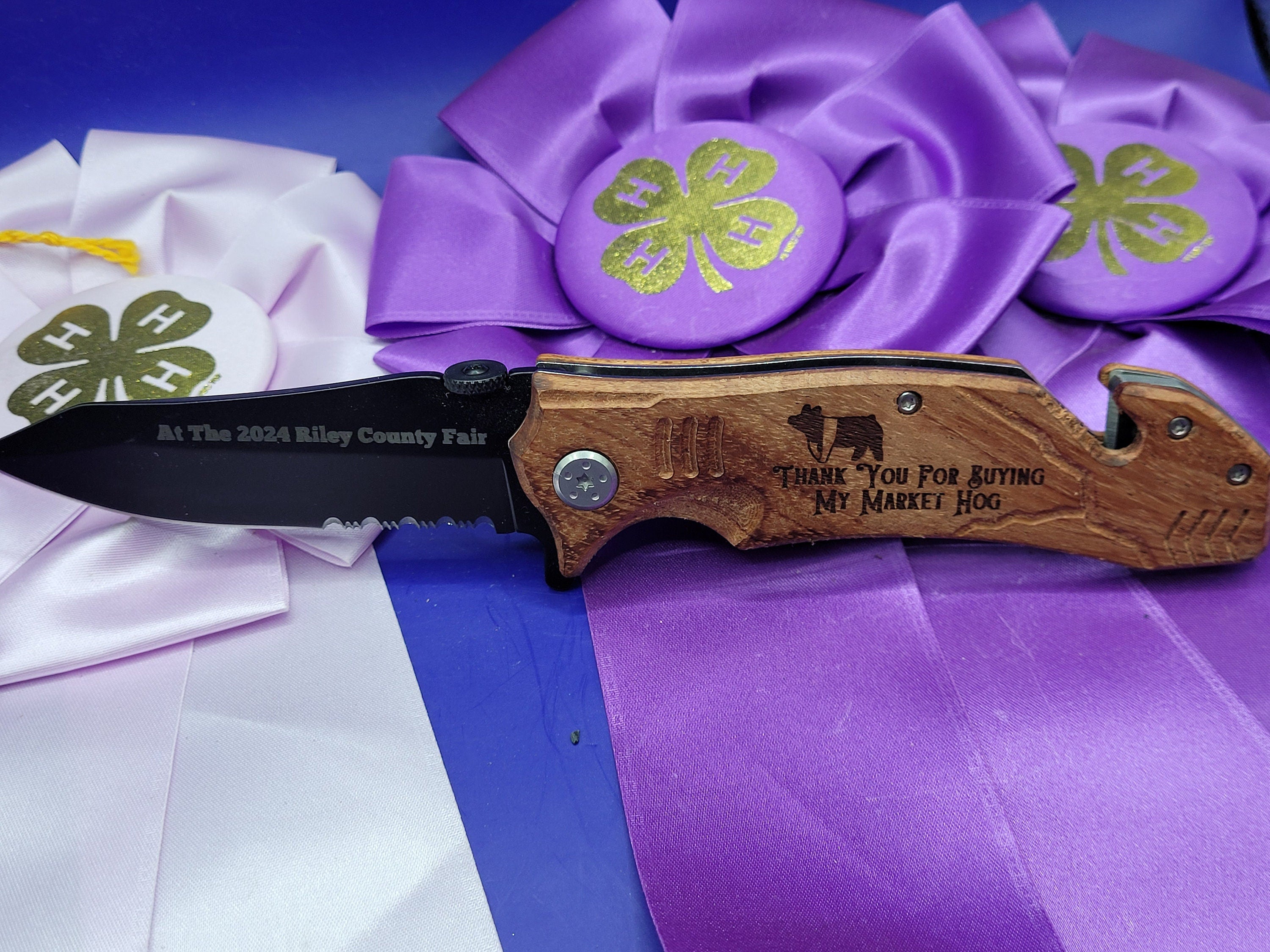 Livestock Buyer Thank You Knife