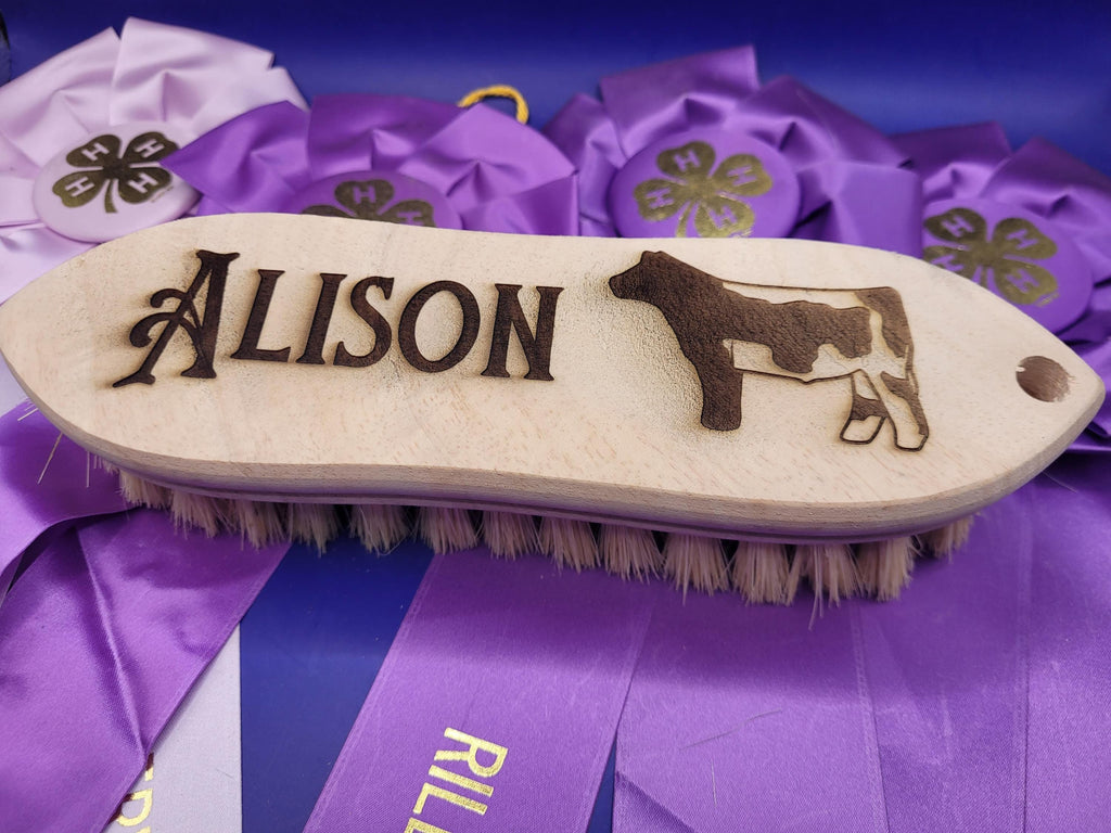 Custom Livestock Brush - Choose Species, Customize Font