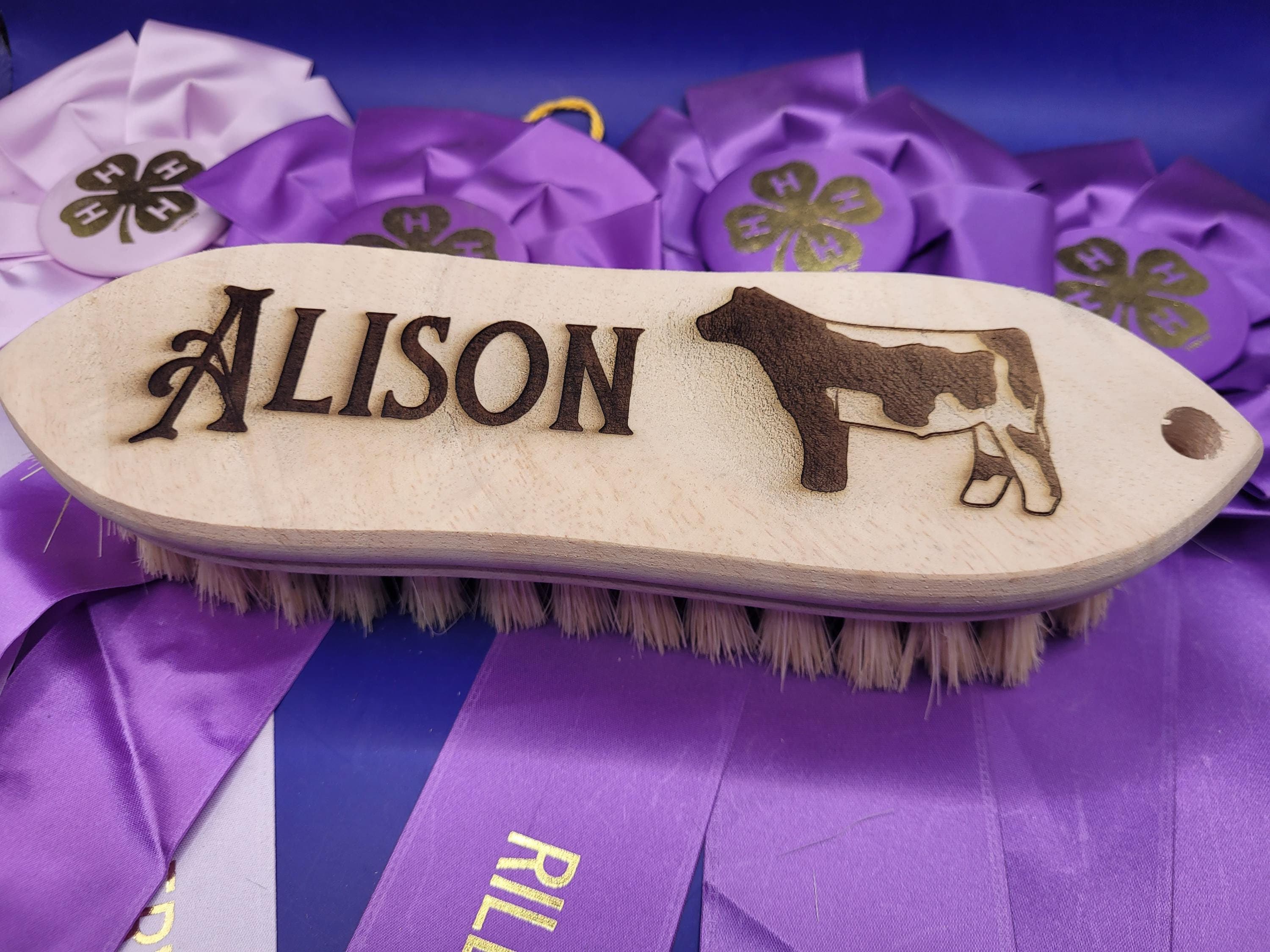 Custom Livestock Brush - Choose Species, Customize Font