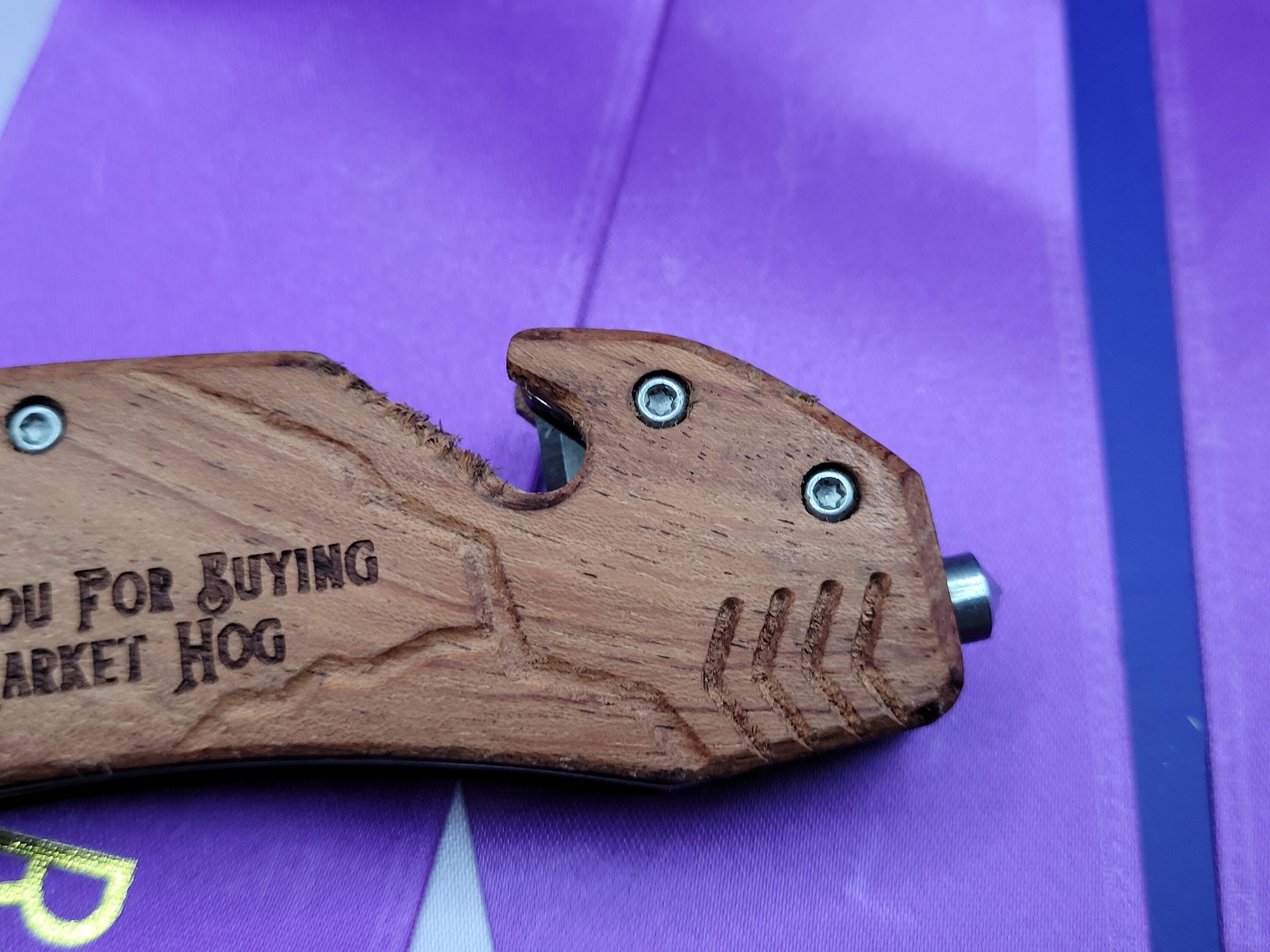 Livestock Buyer Thank You Knife