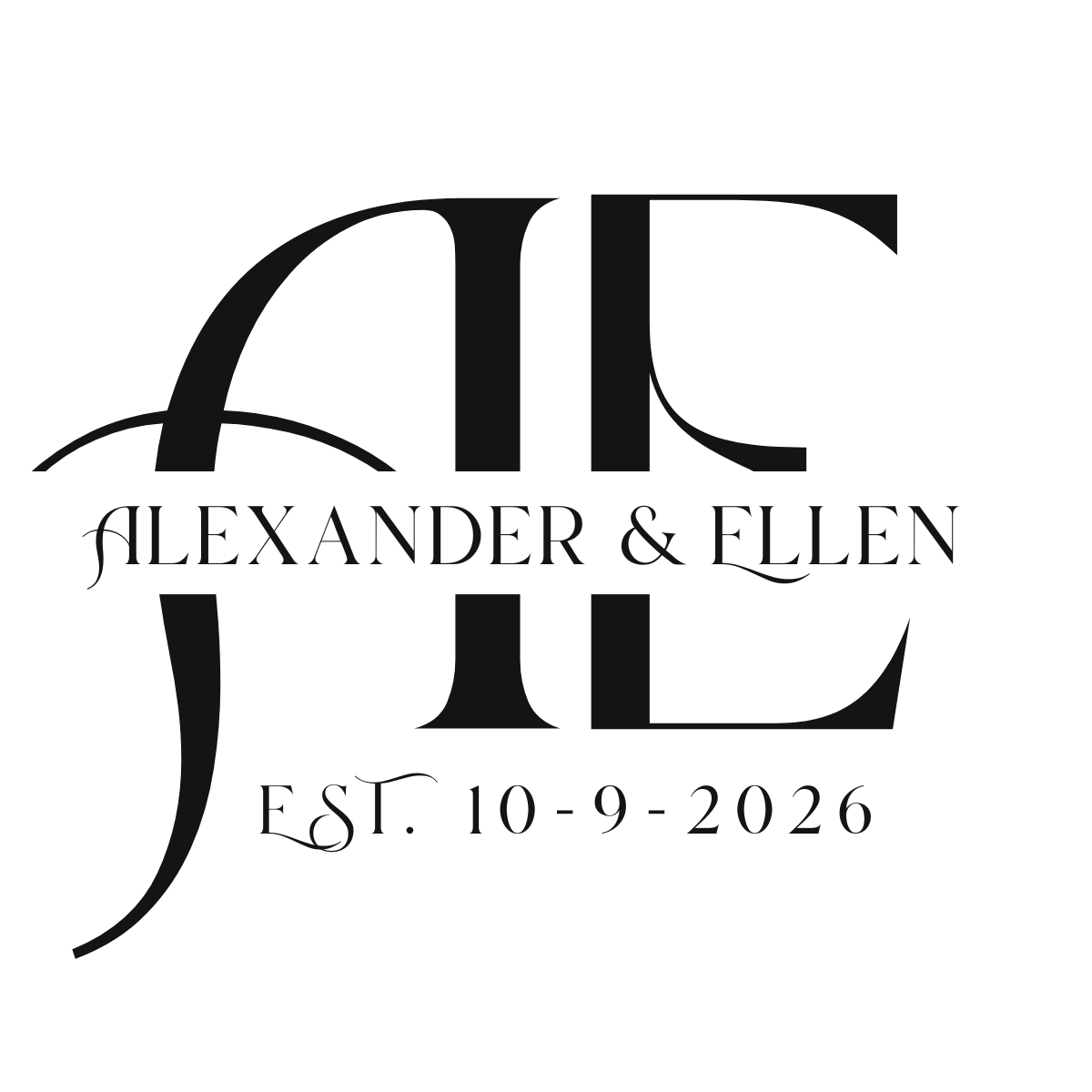 Custom Wedding Logo