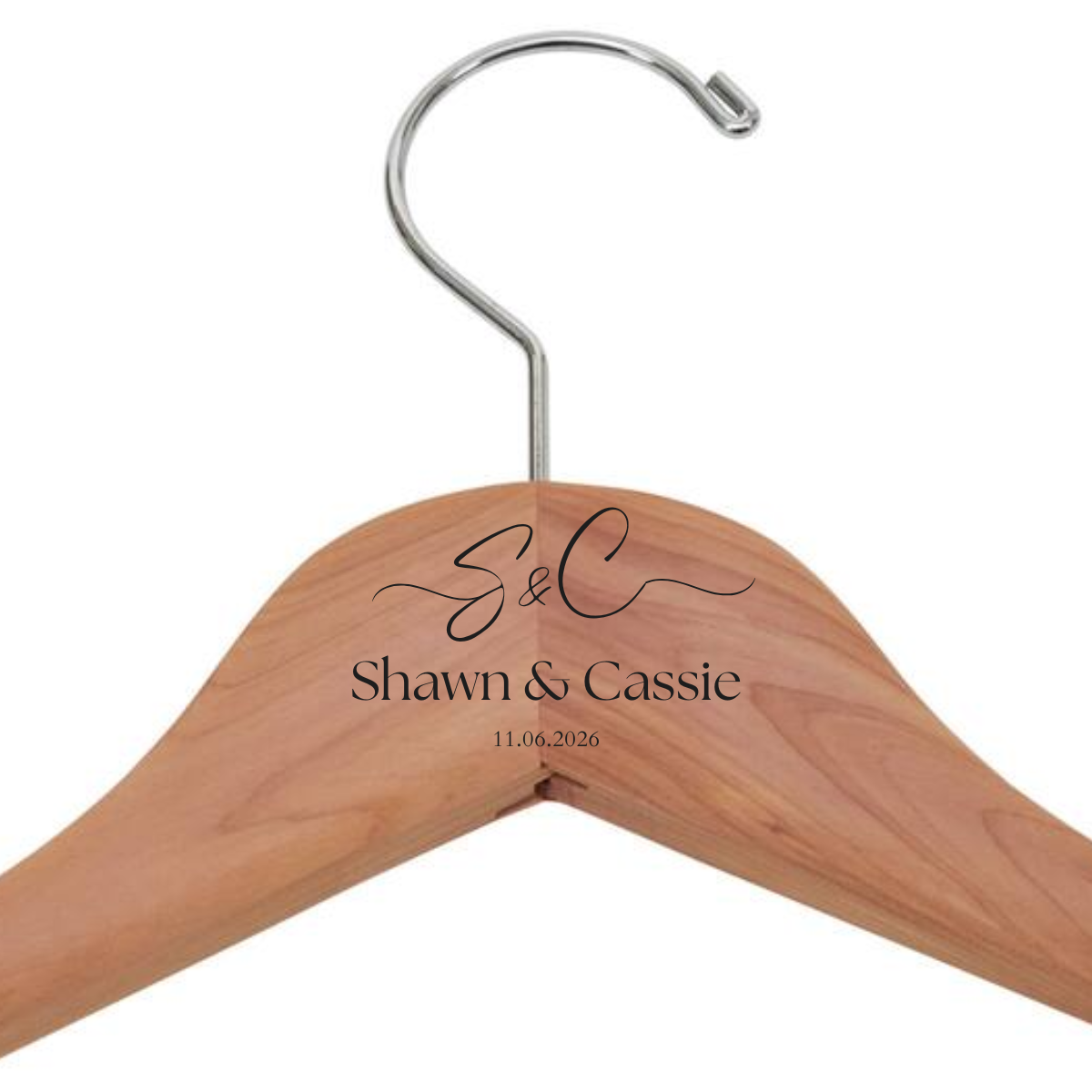 Cedar Wedding Party Hanger - Custom Engraved (Copy)