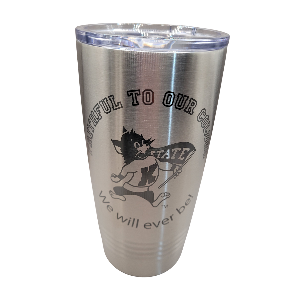 K-State Mascot - Faithful To Our Colors - 20oz Tumbler