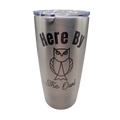 Here by the Owl - Personalized FFA Licensed 20oz Tumbler.