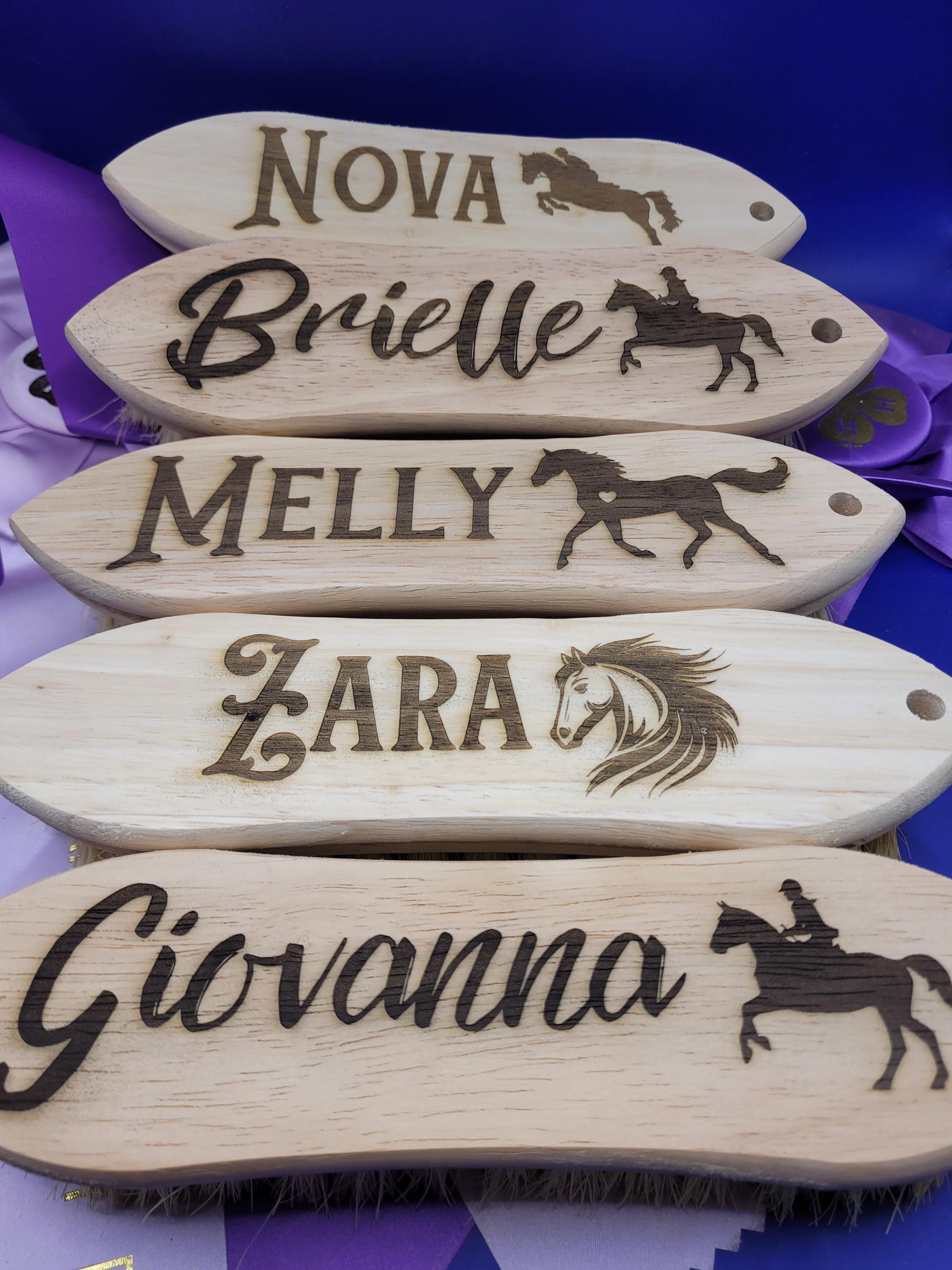 Custom Horse Brush